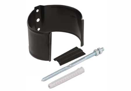 Кронштейн трубы ПВХ d-90 мм на кирпич металлический Grand Line коричневый RR 32