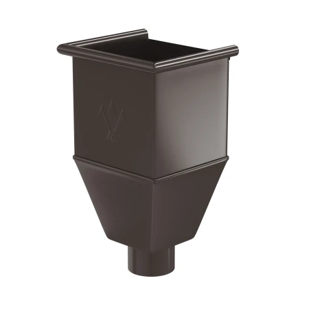 Воронка водосборная квадратная удлиненная для трубы d-100 мм Aquasystem Premium Pural 0,6 RR 32