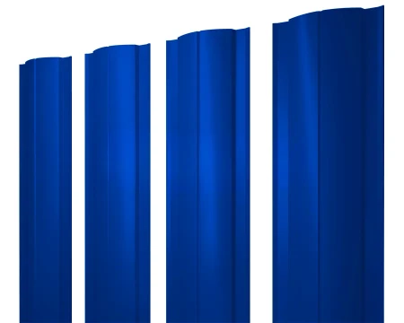 Полукруглый Slim Полиэстер 0,45 RAL 5002 прямой Полукруглый Slim Полиэстер 0,45 RAL 5002 прямой