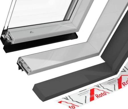 Мансардное окно Roto Designo R45 K200   фото Мансардное окно Roto Designo R45 K200   фото