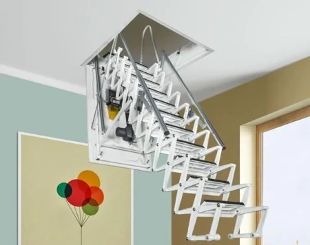 Чердачная люк-лестница Fantozzi Scale Motor Premium   фото