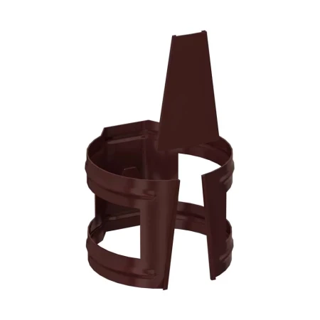 Кронштейн трубы на кирпич d-90 мм Металл Профиль GRANDSYSTEM Полиэстер 0,6 RAL 8017