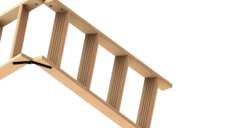 Чердачная люк-лестница Oman Складная 3-х секционная Termo   фото