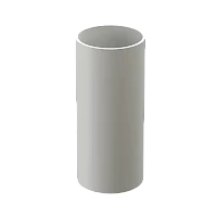 Труба водосточная ПВХ d-100 мм 1 м Döcke Lux пломбир RAL 9003