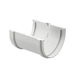 Соединитель желоба d-120 мм ПВХ Döcke Premium Соединитель желоба d-120 мм ПВХ Döcke Premium