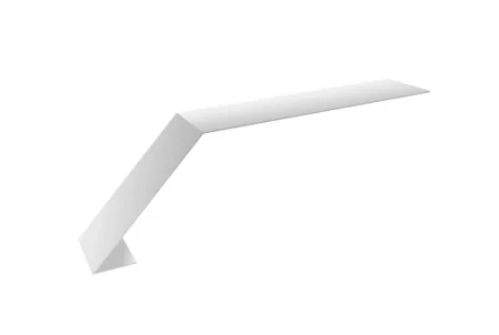 Планка капельник для мягкой кровли Grand Line 100x60 0,45 Полиэстер цвет RAL 9003