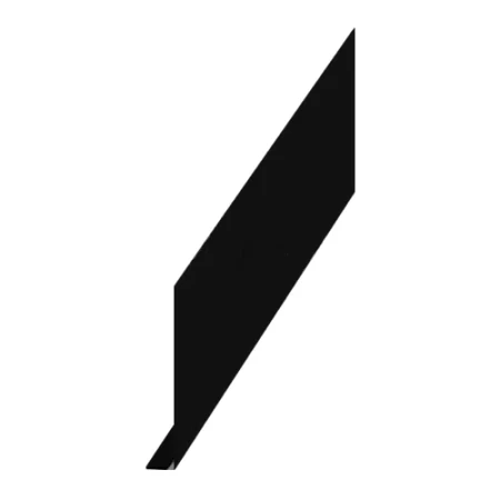 Планка карнизного свеса Металл Профиль 250x50x3000 0,45 Viking цвет RAL 9005