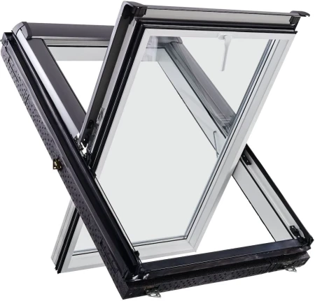 Мансардное окно Roto Designo R45 K200   фото Мансардное окно Roto Designo R45 K200   фото