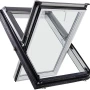 Мансардное окно Roto Designo R45 K200   фото Мансардное окно Roto Designo R45 K200   фото