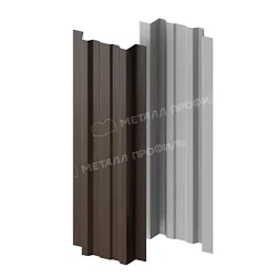 Штакетник Металл Профиль Прямоугольный Lane Valori 0,5 прямой