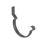 Крюк желоба d-150 мм усиленный короткий Aquasystem Premium Pural Matt 4,0 RAL 7024