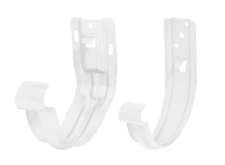 Крюк крепления желоба d-125 мм универсальный Aquasystem Premium Pural 4,0 RAL 9003