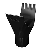 Воронка желоба d-125x90 мм Grand Line GL PU Полиуретан 0,6 RAL 9005