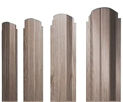 Штакетник Grand Line П-образный Print Elite 0,45 фигурный