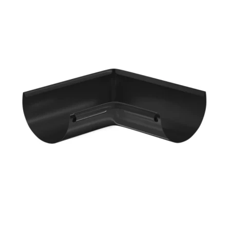 Угол желоба внутренний d-125 мм 90 гр Aquasystem Comfort Полиэстер 0,55 RAL 9005