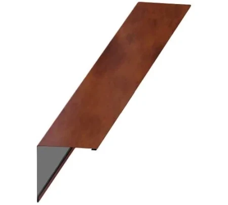 Планка угла наружного Металл Профиль 115x115x2000 0,50 CLOUDY цвет Anticato Терракотовый