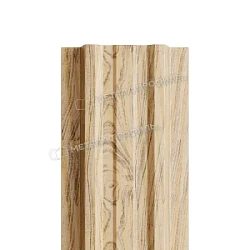 Штакетник Металл Профиль Прямоугольный Lane Ecosteel 0,5 прямой