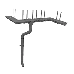 Металлические (стальные) водостоки   фото Металлические (стальные) водостоки   фото