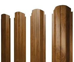 Штакетник Grand Line П-образный Print Elite Double 0,45 фигурный