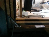 Пружинный механизм чердачной лестницы Fakro LST, вид со стороны чердака