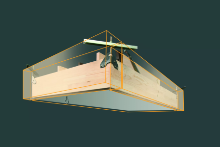 Монтажный комплект LXK для чердачных лестниц Fakro   фото