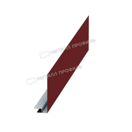 Планка карнизного свеса сложная  Металл Профиль 185x50x2000 0,5 PURMAN цвет RAL 3011