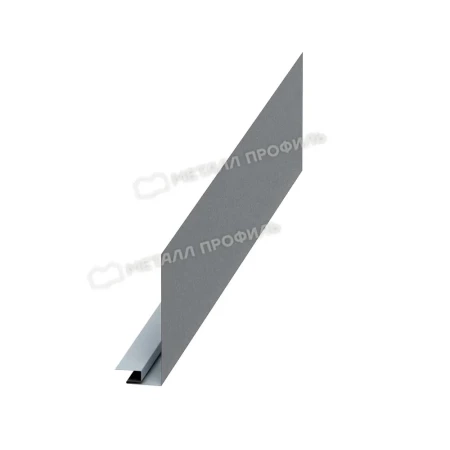 Планка карнизного свеса сложная Металл Профиль 250x50x2000 0,5 Norman цвет RAL 7004