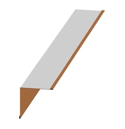 Планка угла внутреннего Металл Профиль 115x115x2000 0,50 PURMAN цвет Argillite Медный металлик