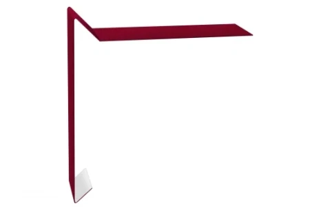 Планка ветровая для мягкой кровли Grand Line 130x25x100 0,45 Полиэстер цвет RAL 3003