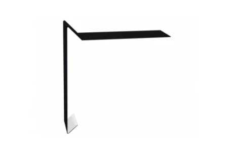 Планка ветровая для мягкой кровли Grand Line 130x25x100 0,5 Satin Matt цвет RAL 9005