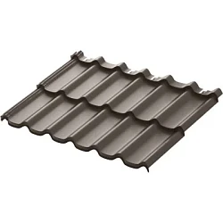 Модульная металлочерепица Аквасистем Стокгольм Rooftop Matte 0,45 (1205х775) Zn180