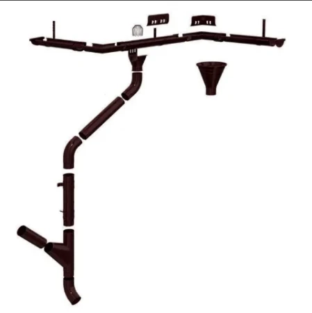 Кронштейн трубы на дерево d-100 мм Металл Профиль FORAMINA PUR Purman двухсторонний 0,6 RR 32