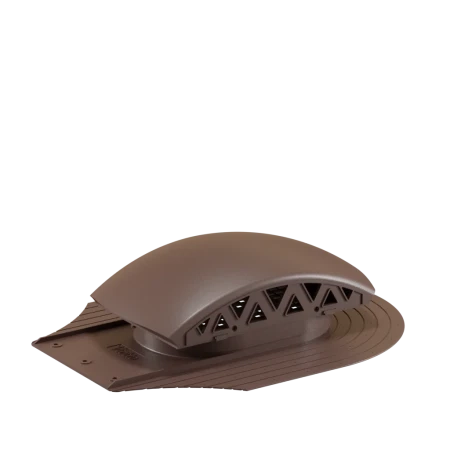 Кровельный вентиль (черепаха) для мягкой кровли при монтаже Viotto цвет коричневый (RAL 8017)