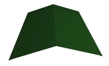 Планка конька плоского простая Металл Профиль 145x145x2000 0,45 Полиэстер цвет RAL 6002