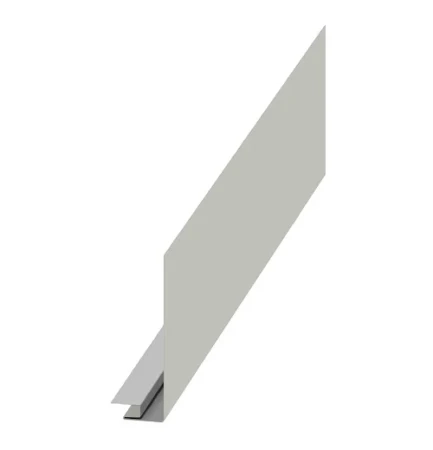 Планка карнизного свеса сложная  Металл Профиль 185x50x2000 0,45 Полиэстер цвет RAL 9002