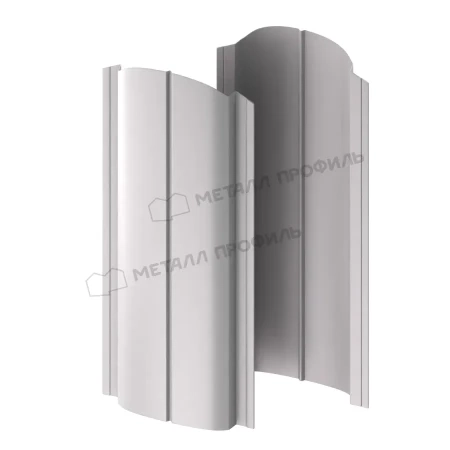 Круглый Ellipse Полиэстер 0,45 RAL 9006 фигурный