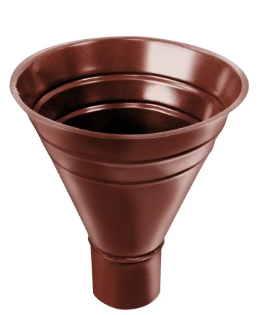 Воронка водосборная d-250x90 мм Grand Line Полиуретан 0,5 RAL 8004