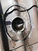 Кровельная проходка до установки окна Fakro PTP-U3 ПВХ 78x140, вид сверху