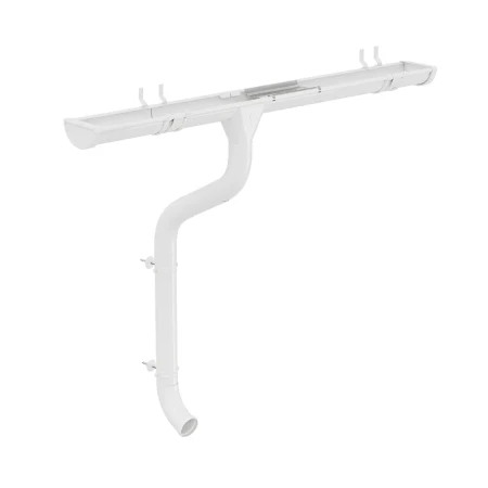 Комплект металлического водостока Аквасистем Комфорт d-125x90 мм 6 м/3 м Полиэстер 0,55 RR 20   фото