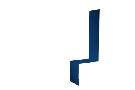 Планка примыкание боковое фальц Grand Line 0,5 Satin цвет RAL 5005