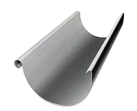 Желоб полукруглый d-125 мм 3 м Grand Line GL ZN 0,55 Оцинкованный