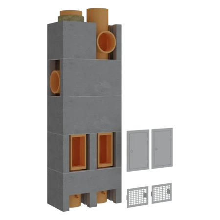 Основание Schiedel Uni 3 пм для двухходового дымохода без вентканала Ø-140/200 мм