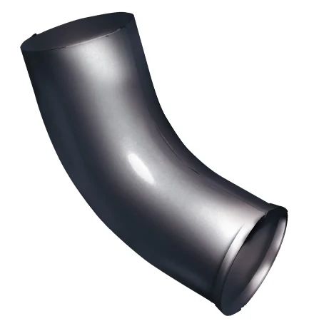 Колено стока d-90 мм 60 гр. Grand Line Полиуретан 0,6 RAL 7024