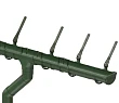 Комплект пластикового водостока d-120x80 мм Döcke Standard зеленый RAL 6005
