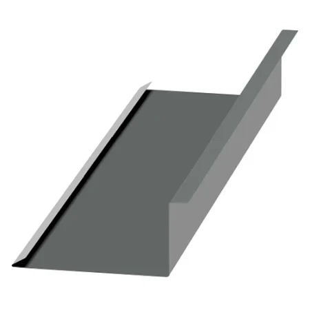 Планка примыкания нижняя Металл Профиль 250x122x2000 0,45 Полиэстер цвет RAL 7005