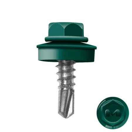 Саморез по металлу Daxmer 4,8х19 Ral 6005