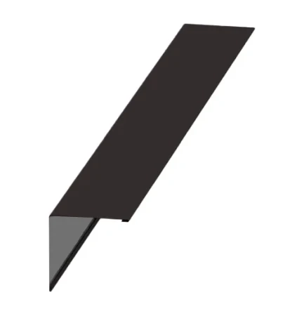 Планка угла наружного Металл Профиль 115x115x2000 Viking E 0,5 цвет RAL 8019