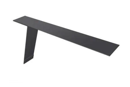 Планка карнизная фальц Grand Line 130x80 0,45 Drap цвет RAL 7004