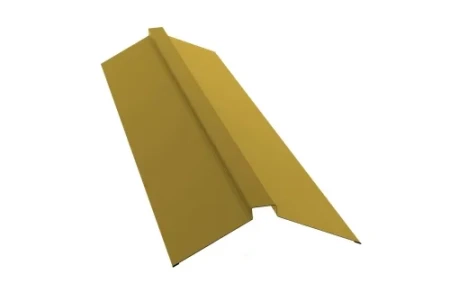 Планка конька плоского Grand Line 115x30x115 0,45 Полиэстер цвет RAL 1018 Планка конька плоского Grand Line 115x30x115 0,45 Полиэстер цвет RAL 1018