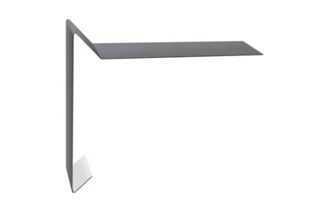 Планка ветровая для мягкой кровли Grand Line 100x20x100 0,5 Satin цвет RAL 7004